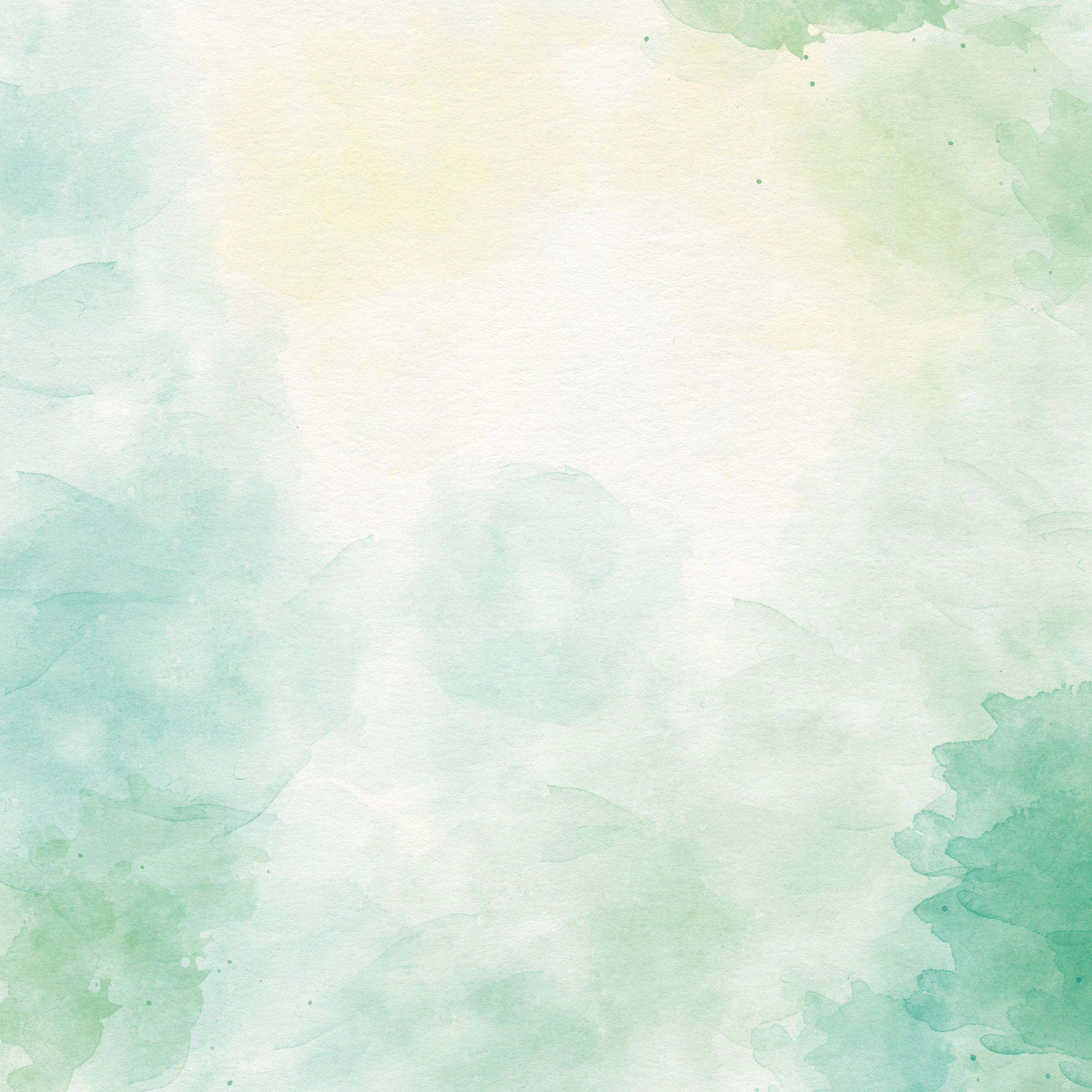 Soft Green Watercolor Background